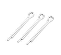 120 pièces goupilles fendues fixations M5-M8 304 lien goupille fendue for la réparation automobile pour Attelage(M6x30mm)