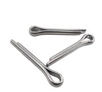 120 pièces M4-M10 304 en acier inoxydable U forme Type ressort goupille à cheveux pince fendue tracteur ouvert élastique Pour Attelage,Tondeuses À Gazon(M6,30mm)