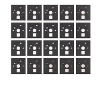 120 Pièces Mechanical Keyboard Switch Sticker Film D’Amortissement du Bruit pour Stabilisateur de Commutateur Mousse de Réduction du Bruit Film D’Isolation (PORON)