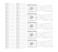 120 Pièces Palette Magnétique de Pratique, Carte D’affichage | Plastique et Aimants, Sections Segmentées, Structure Détachable, pour Services Mobiles et Consultations Clients