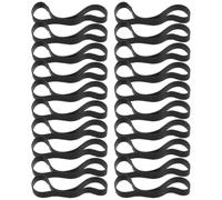 120 Pièces Paquet D'élastiques Noirs en Caoutchouc | Usage Polyvalent Solide, pour Dossiers, Maison, Bureau, Outils, Journal et École, Format Pratique