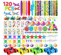120 Pièces Petit Cadeau Anniversaire Enfants Invites, Goodies Anniversaire Enfant Pochette Surprise, Jouet Pinata, Assortiment Party Cadeau pour Fille Garçon, Cadeaux de Noël du Carnaval