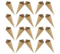 120 Pièces Porte-Fleurs Séchées Attaches Porte-Bouquet De Gousses De Noix Supports De Cornets De Confettis Faveurs Maison Cônes De Pétales De Rose Séchés Cônes De Bonbons En