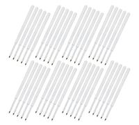 120 Pièces Recharges D'encre Rétractables 1.0mm Design Moderne | Performances Multi-papier, Remplacement Rapide, Plastique Solide, Usage Bureau et Examen