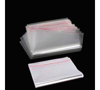 120 Pièces Sachet de Cellophane Transparent Sachet de Sachets Auto-Adhésifs OPP Sacs en Plastique Pratique et Durable aux Mariages Bonbons Pains Décoration 60 Chacun (15.5 x 23cm et 21.5 x 32cm)