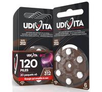 120 Piles Auditives Udivita Type 312