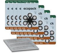 120 piles auditives VARTA ecopack marron 312 (blister de 20 x 6) + chiffon de...