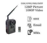 120 ° Portable GSM/MMS/SMTP/SMS Faune Caméra de chasse 12 MP HD Digtial infrarouge Scoutisme Trail Caméra IR LED de vision nocturne 1080p Enregistreur vidéo
