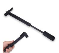 120 PSI Pompe à vélo Mini Portable en Nylon avec Support | Télescopique 22-38 cm, inclut le support de montage. S'adapte aux pneus de vélos de route et de montagne. Corps en nylon