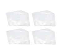 120 Sac à Dessus Plat Ouvert 6,7 Mil Couvercle Solide en Plastique Vinyle Manches Externes pour 12 Pouces Double