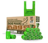 120 sacs de 6 L | Sacs poubelle pour déchets alimentaires | Résistants, épais et étanches | Solides pour la cuisine | Sans plastique (Sacs à déjections canines | 120 sacs)