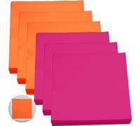 120 serviettes en papier à comte Rose rouge et orange 13x13 pouces serviettes jetables non glissantes pour fête, mariage, dîner, cocktail