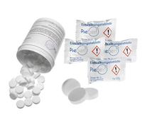 120 special cleaning tablets + 30 descaling tablets | Care set for fully automatic coffee machines compatible with Bosch Vero, Siemens EQ, Jura Ena, Melitta Caffeo | Piebert® quality Made in Germany
