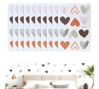 120 Stickers Muraux Cœur pour la chambre des Enfants, Ensemble d'Autocollants Muraux, Stickers Muraux Chambre Fille Coeur Décoration Murale Chambre Enfants Bébé Pépinière Salon