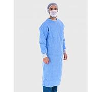 120 Surblouses de Portection Taille L Visiteurs 120 pièces Jetables - sms 40gr/m2 BAY MEDICAL - Vendues par lot de 120