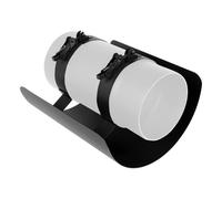 Ø 120 Tuyau de poêle Protection de rayonnement 25 cm Noir