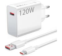 120 W USB-C Chargeur rapide avec câble 1m pour Redmi Note 14 Pro/13 Pro/12, Xiaomi 14T Pro/14 Ultra/13T Pro/12T/13 Pro/13 Lite/13