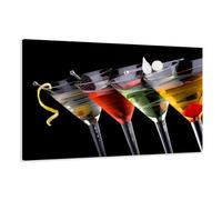 120 x 80 cm Impression sur Toile Cocktails Bar 5146- Peinture/Image/Tableau/Decoration sur châssis