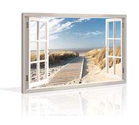 120 x 80 cm Impression sur Toile Vue sur la mer 5007 - Peinture/Image/Tableau/Decoration sur châssis