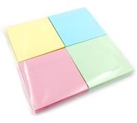 1200 Blocs De Notes Adhésives Carrées-Couleurs Pastel (76x76 Mm)-Lot De 12 (100 Feuilles Chacun)-Blocs Mémo Adhésifs Amovibles Colorés En Bleu,Rose,Vert,Jaune-Pour Bureau,Maison Et École