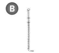 1200 COILS 38 X 110 TORSADÉES - ALSAFIX - 16381103