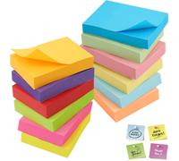 1200 Feuilles Postite Couleur Notes Autocollantes 50mmx38mm Nota Bene Postit Postite Bureau Feuillets Autocollants Notes Postées Notes Super Adhésives Sticky Notes Pour Maison,Bureau,École