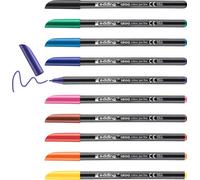 1200 Feutre De Coloriage Pointe Fine - Noir, Rouge, Bleu, Vert, Jaune, Orange, Brun, Violet, Rouge, Bleu Clair - Étui De 10 Couleurs - Pointe Ronde 1 Mm - Stylo Pour Ecriture, Dessin, Colori[Z2240]