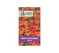 1200 graines Coquelicot de Californie rouge - ESCHSCHOLZIA - red chief