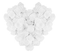 1200 Pièces Pétales de Rose Artificielles, Pétale de Rose Blanche, Pétales en Soie de Rose Blanche pour Décoration de Mariage, Saint Valentin, Fête, Anniversaire
