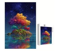 1200 Pièces Puzzle Adulte - Fabrication en Bois Robuste (Pièces Standards) - Ciel étoilé & Arbre - 75 x 50 cm - Décoration Murale et Détente - Article de Loisir Créatif pour Les 14 Ans et Plus P3#759