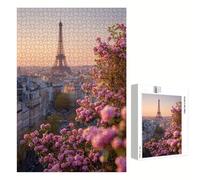 1200 Pièces Puzzle Adulte - Fabrication en Bois Robuste (Pièces Standards) - Paris & Fleur - 75 x 50 cm - Décoration Murale et Détente - Article de Loisir Créatif pour Les 14 Ans et Plus P3#1182