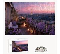 1200 Pièces Puzzle Adulte - Fabrication en Bois Robuste (Pièces Standards) - Paysage & Paris - 75 x 50 cm - Décoration Murale et Détente - Article de Loisir Créatif pour Les 14 Ans et Plus P3#470