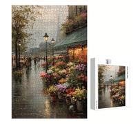 1200 Pièces Puzzle Adulte - Fabrication en Bois Robuste (Pièces Standards) - Street View & Paris - 75 x 50 cm - Décoration Murale et Détente - Article de Loisir Créatif pour les 14 Ans et Plus P3#1090