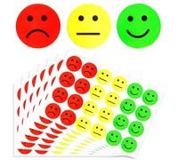 1200 Pièces Stickers Gommettes Autocollantes, 50 Feuilles Enfants Gommettes Comportement Récompense Smiley des Autocollantes, pour Enseignants Recompenses Point Humeur Sticker