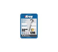 1200 vis galvanisés - 7 x 32 mm - filetage fin - Maxi-Loc carré