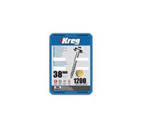 1200 vis galvanisés - 8 x 38 mm - filetage épais - Maxi-Loc carré