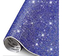 12000pcs 2mm Bling Bling Strass Patch Cristal Autocollant DIY Décoration De Voiture Autocollant Auto-Adhésif Glitter Strass Gem Autocollant pour Voiture et Artisanat Décoration(Bleu roi)