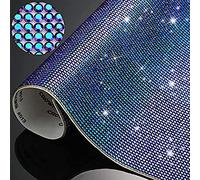 12000pcs 2mm Bling Bling Strass Patch Cristal Autocollant DIY Décoration De Voiture Autocollant Auto-Adhésif Glitter Strass Gem Autocollant pour Voiture et Artisanat Décoration(bleu roi)