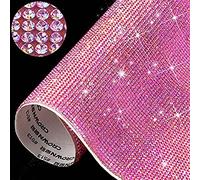 12000pcs 2mm Bling Bling Strass Patch Cristal Autocollant DIY Décoration De Voiture Autocollant Auto-Adhésif Glitter Strass Gem Autocollant pour Voiture et Artisanat Décoration (rose AB)