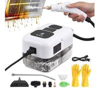 1200ML Nettoyer à Vapeur, Avec 6 TêTes De Brosse 9 Vixeurs De Stapeeur Pour Les Meubles De Cuitse, Salle, Car, Plang, Sofa