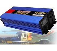 1200W/1600W/2000W/2500W/3000W/4000W/5000W/6000W/8000W Convertisseur Pur Sinus DC 12V/24V/48V/60V/72V à AC 110V/220V 230V pour Bateaux,RV,Solar,Camping,Voyage,Outdoor(1600W,60Vto110V)