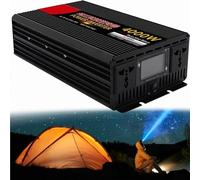 1200W/1600W/2000W/2500W/3000W/4000W/5000W/6000W/8000W Onduleur à Onde Sinusoïdale Pure,DC 12V 24V 48V 60V 72V à 110V/220V 230V AC for Voiture,RV,Solar,Camping,Voyage,Outdoor(4000W,24Vto220V)