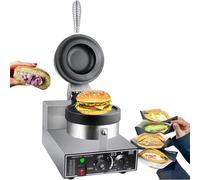 1200W Machine à Gaufres à Hamburger,UFO Burger Machine, Presse à Hamburger Commerciale,Machine à Hamburgers antiadhésive électrique,Température Réglable De 50 à 300 ℃
