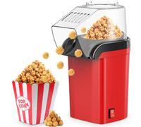 1200W Machine à Pop Corn,Machine à pop-corn à Air Chaud,Appareils à popcorn électrique,Fonctionnement à Un Bouton, Prêt En 3 Minutes,Huile Sans Graisse,pour les soirées Cinéma