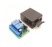 (1202COM1) Télécommande sans fil universelle 433 MHz DC 12 V 10 A 2 canaux RF Relais Récepteur Émetteur
