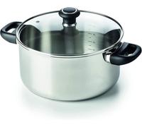 -12031244 Polo Faitout + Couvercle En Acier Inoxydable 24 Cm, Gris