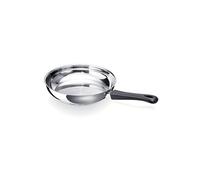 BEKA Poêle inox Polo 18/10 24 cm - Sans revêtement, Sans PFAS, Fond 3 couches, Compatible induction