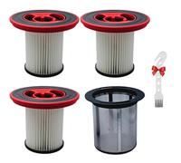 12040193 Lot de 4 filtres lavables pour aspirateur sans fil Bosch Unlimited Series 7 BKS711XXL BBS711W BBS712A BCS711GB BKS711MALL, 3 filtres HEPA + 1 pré-filtre en acier inoxydable