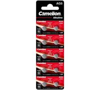 10 Piles AG5 / LR48 / LR754 / 393 / 309 / 193 Camelion Alcaline 1,5V