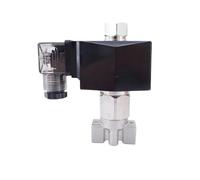 120Bar 150 N.O GSPG-06K 2 Way Water High Pressure Solenoid Valve 1/4" BSP 220V 24V 12V Orifice 6mm Normal Open SS304 Valve(AC220V)